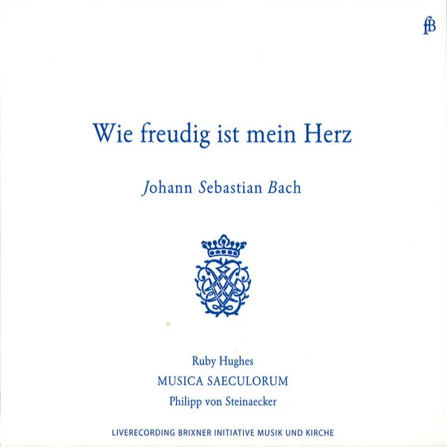 Mein Herze schwimmt im Blut, BWV 199: Recitative - Ich lege mich in diese Wunden