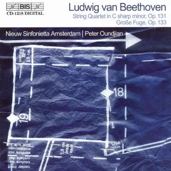 Beethoven: String Quartet No. 14, Op. 131 / Grosse Fuge, Op. 133 by Peter Oundjian