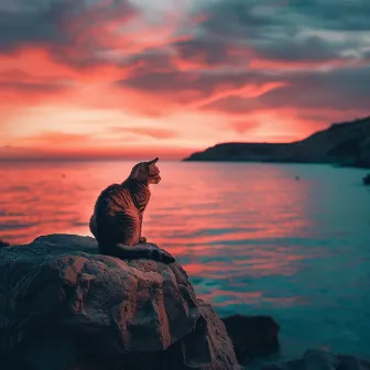 Océano Binaural Para Gatos: Melodías Relajantes Del Mar by Música de la guardería del bebé