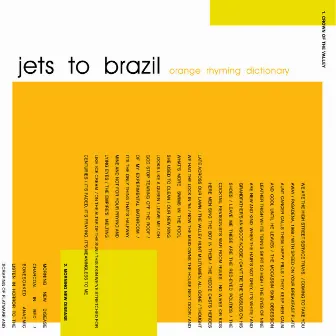 Orange Rhyming Dictionary by Jets To Brazil