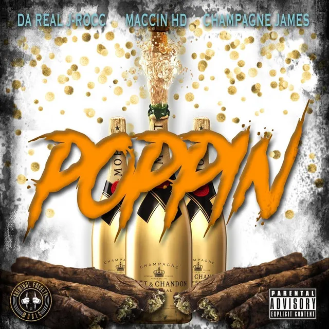 Poppin' (feat. Macciin H D & Champagne James)