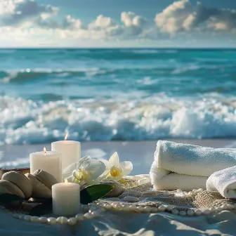 Ocean Bliss: Spa Soothing Tunes by beach goers