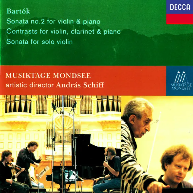 Contrasts for Violin, Clarinet & Piano, BB116 (Sz.111): 1. Verbunkos. Moderato, ben ritmato