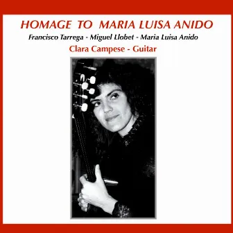 Homage To Maria Luisa Anido by Clara Campese