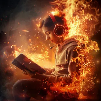 Study Blaze: Binaural Fire Work Rhythms by Snoozy Fire