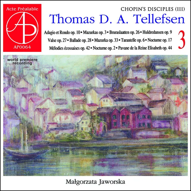 Thomas Tellefsen: Complete Piano Works 3