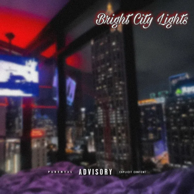 bright city lights