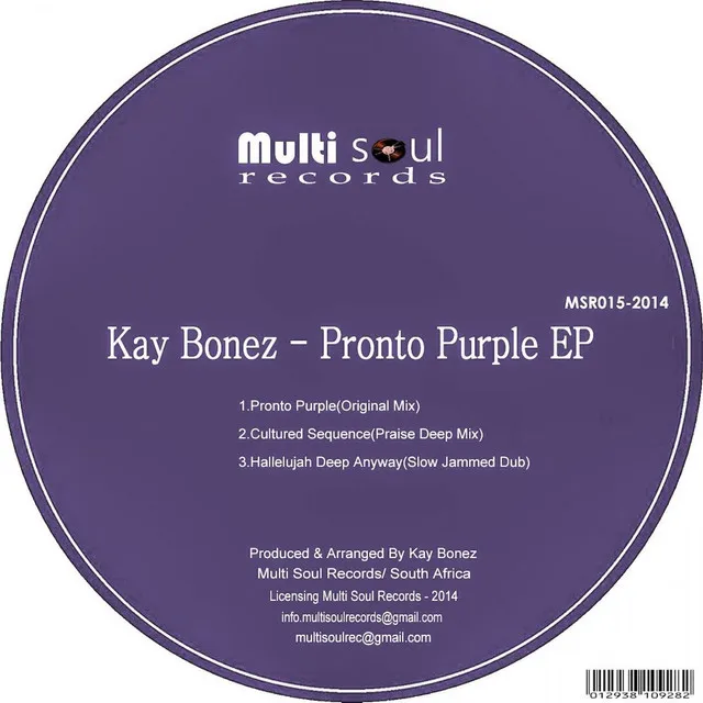 Pronto Purple EP