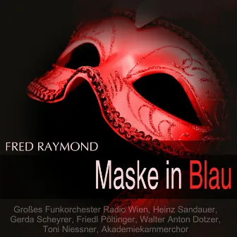 Raymond: Maske in Blau (Querschnitt) by Heinz Sandauer