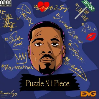 Puzzle N 1 Piece by Frank Lezy