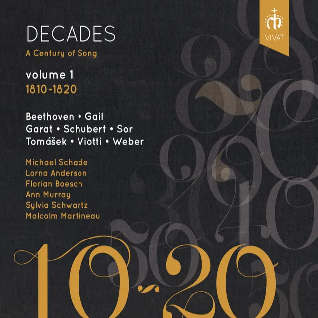 Decades - A Century of Song - volume 1 (1810-1820)