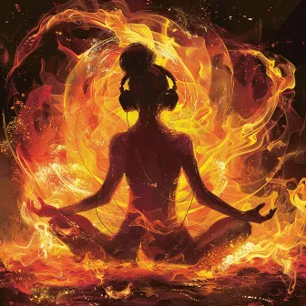 Fire Asanas: Music For Yoga by Sizzling Nature Fire Sounds