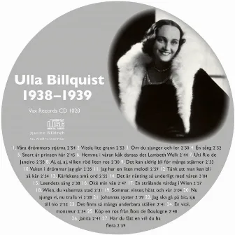 Den Kompletta Ulla Billquist 1938-1939 by Ulla Billquist