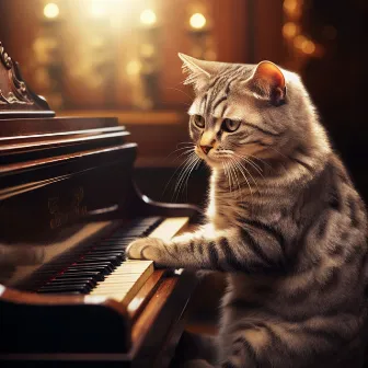 Purring Echoes: Piano Cats Melody by Jazz Music for Cats