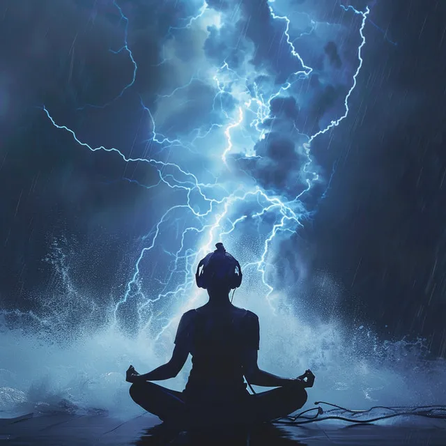 Serenity in Thunder: Meditation Melodies