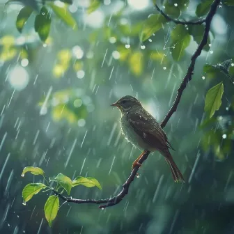 Restful Binaural Environment: Rain and Nature Birds by Mountain Man Recordings