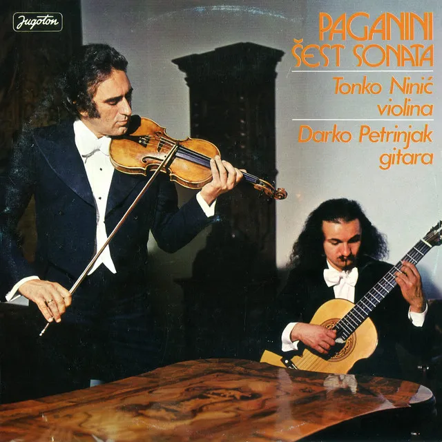 Paganini: Six sonatas from Centone di sonate for violin and guitar - 75 for 75