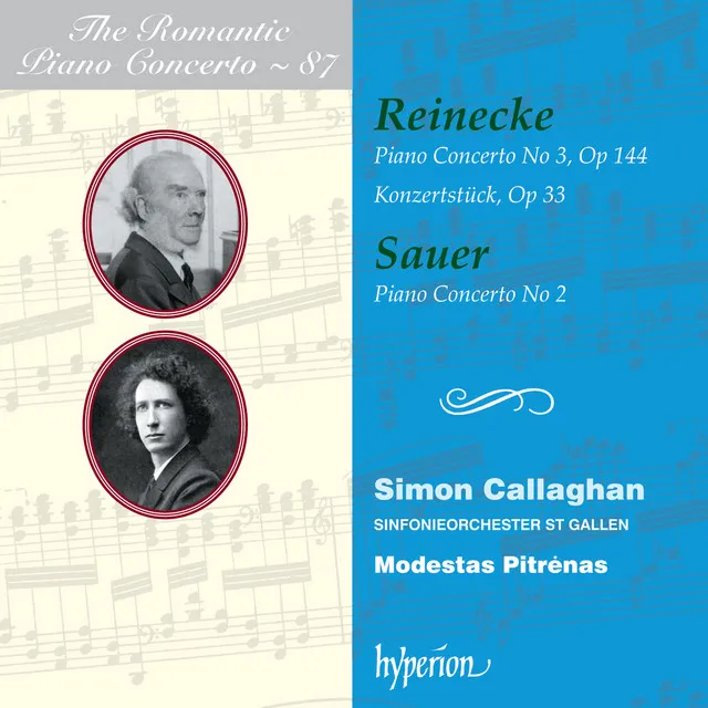 Reinecke & Sauer: Piano Concertos (Hyperion Romantic Piano Concerto 87)