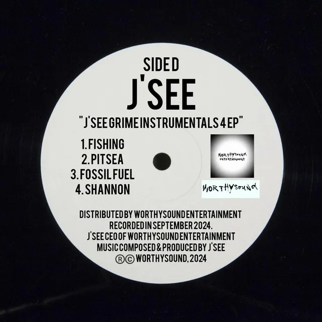 J'See Grime Instrumentals 4 EP