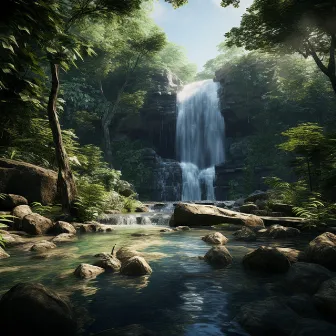 Waterfall Meditation Journey: Peaceful Nature Sounds by Surrounding Life