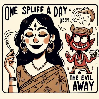 One Spliff A Day Keeps The Evil Away by Noriko Shakti