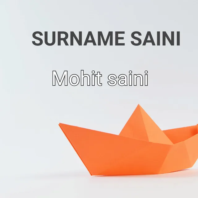 Surname Saini