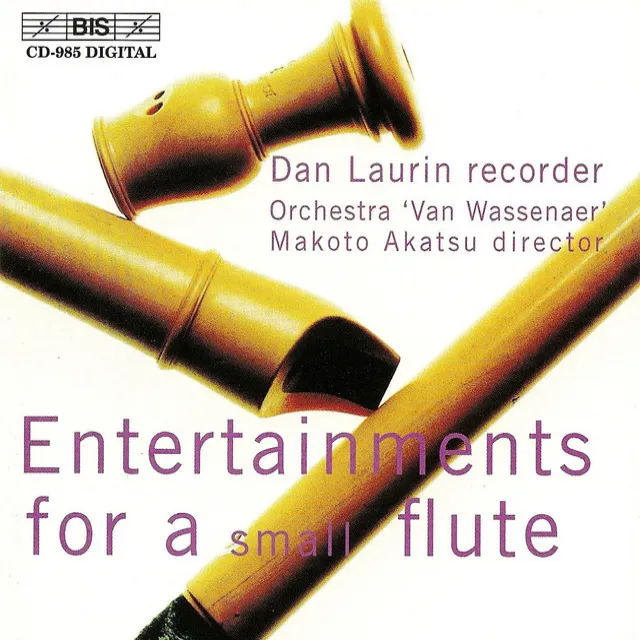 Recorder Concerto No. 2 in A Major: III. 1st Minuett - 2nd Minuett - 1st Minuett da capo