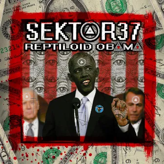 Reptiloid Obama by Sektor37