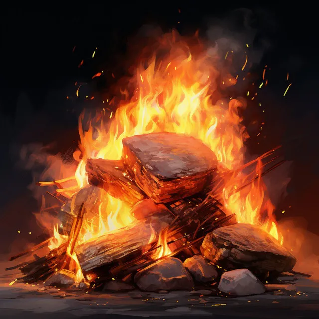 Fire Meditation: Warm Embers for Mindful Relaxation