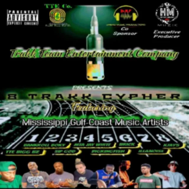 8 Trakk Cypher (Mississippi Gulf Coast Music Artists)