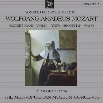 Mozart: Sonatas for Violin & Piano by Robert Mann