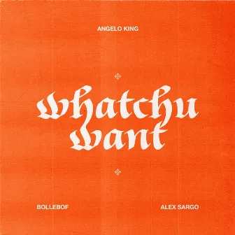 Whatchu Want by Alex Sargo