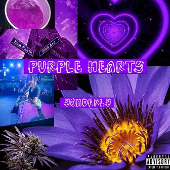 Purple Hearts by Yonderly