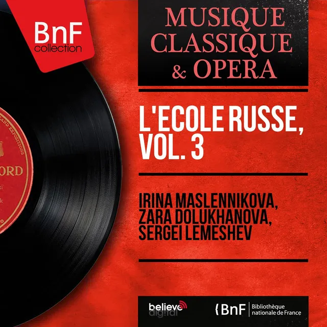 L'école russe, vol. 3 (Mono Version)