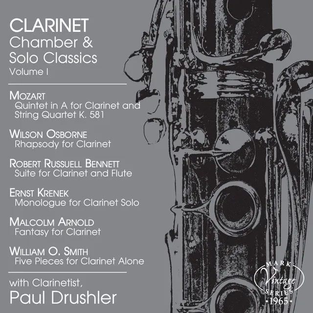 5 Pieces for Clarinet Alone: No. 1, Vigorous