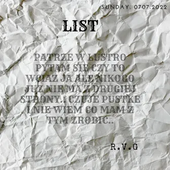 LIST (ostatni) by R.V.G