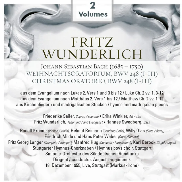 Christmas Oratorio, BWV 248: Part II: Und alsobald war da bei dem Engel … (Evangelist)