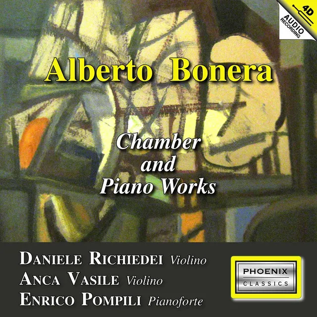 Alberto Bonera: Chamber and Piano Works