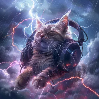 Cats Thunder Whiskers: Calm Tunes by Pouring Rain