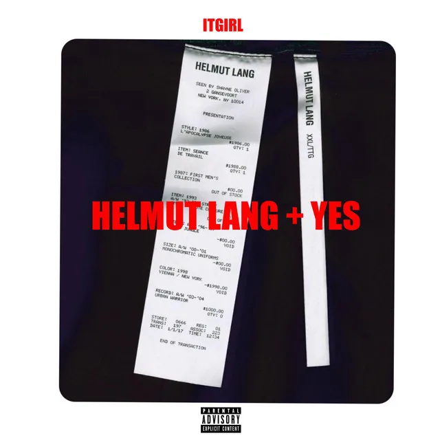 HELMUT LANG + YES