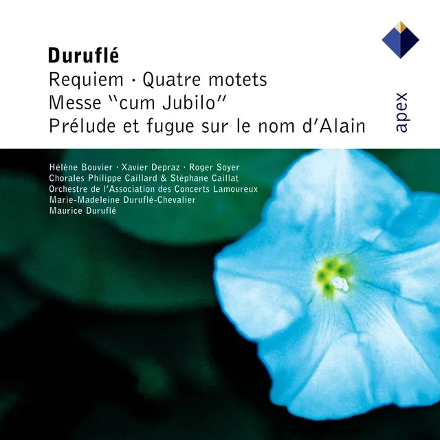 Duruflé : Sacred Vocal Works (Apex)