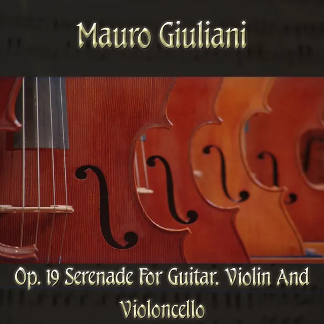 Op. 19 Serenade for guitar, violin and violoncello: No. 1, Alla Polacca