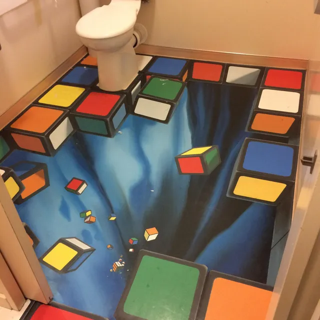 bathroom floor