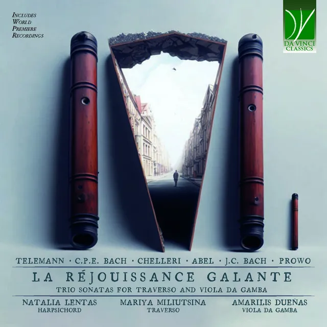 Telemann, C.P.E. Bach, Chelleri, Abel, J.C. Bach, Prowo: La Réjouissance galante (Trio Sonatas for Traverso and Viola da Gamba)