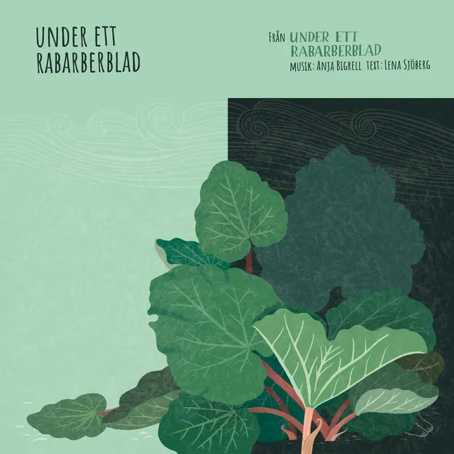 Under ett rabarberblad