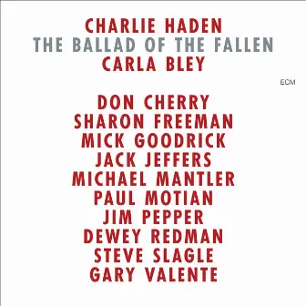 The Ballad Of The Fallen by Carla Bley