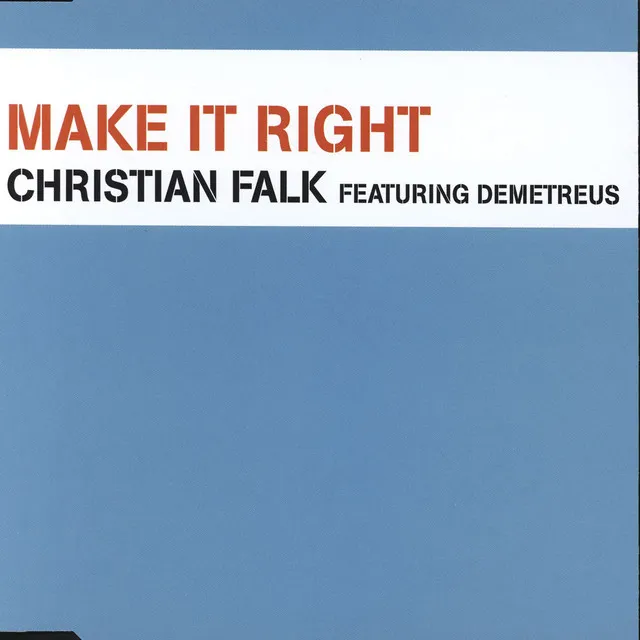 Make It Right - True Faith 12" Mix