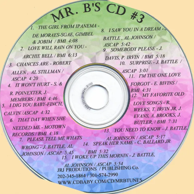 CD #3 The hottest new r&b, swing, and soul innovation.