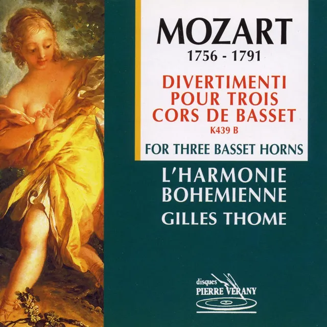 Divertimento No.1 pour 3 cors de basset, K439b: Adagio