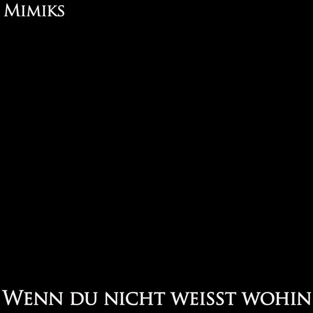 Wenn du nicht weisst, wohin